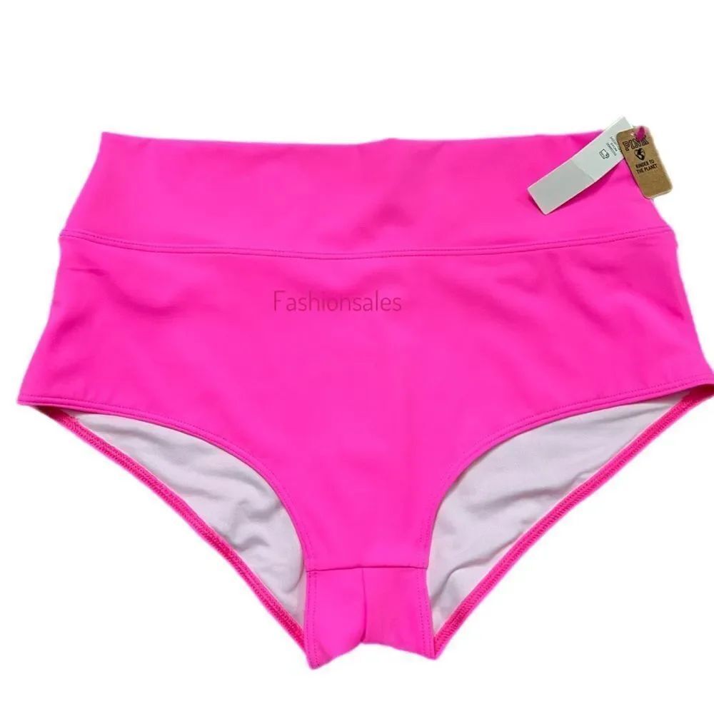 Victoria’s Secret Pink Swim High Waist Shortie Bikini Bottom Pink XXL